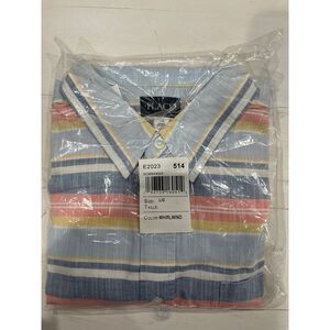 NEW! PLACE adult button down‎ multicolored shirt